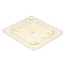 Cambro 60HPC150 H-Pan Food Pan Cover - 1/6 Size, Non-Stick, Flat, Amber thumbnail 2