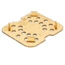 Cambro 60HPD150 H-Pan Food Pan Drain Shelf - 1/6 Size, Non-Stick, Amber thumbnail 5