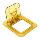 Cambro 60HPL150 FlipLid Hot Food Pan Cover - 1/6 Size, Hinged, Amber thumbnail 2