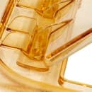 Cambro 60HPLN150 FlipLid Hot Food Pan Cover - 1/6 Size, Notched, Hinged, Amber thumbnail 6