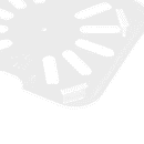 Cambro 60PPD190 Food Pan Drain Shelf - 1/6 Size, Translucent thumbnail 4