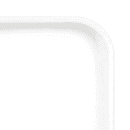 Cambro 630MT148 Rectangular Display Market Pan - 6 7/16" x 30" x 3/4", White thumbnail 5