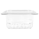Cambro 63CLRCW135 Camwear Colander - 1/6 Size, 3"D, Clear thumbnail 2