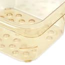 Cambro 63CLRHP150 H-Pan Colander - 1/6 Size, 3"D, Amber thumbnail 4