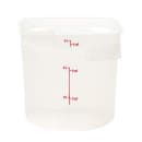 Cambro 6RFSPROPP190 6 qt CamRound® FreshPro Round Storage Container - Polypropylene, Translucent thumbnail 2