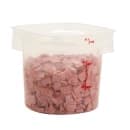 Cambro 6RFSPROPP190 6 qt CamRound® FreshPro Round Storage Container - Polypropylene, Translucent thumbnail 9