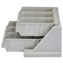 Cambro 6RS6480 Condiment Organizer w/ (6) Bins - Gray thumbnail 2