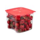 Cambro 6SFSPROCW135 6 qt FreshPro Square Food Storage Container - CamSquare®, Polycarbonate, Red Graduation thumbnail 8