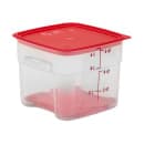 Cambro 6SFSPROPP190 6 qt FreshPro Square Food Storage Container - CamSquare®, Polypropylene, Translucent thumbnail 3