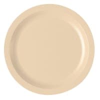 Cambro 725CWNR148 7 1/4" Round Plastic Salad Plate, White thumbnail 2