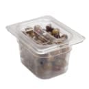 Cambro 80CWCHN135 Camwear® 1/8 Size Notched Food Pan Cover w/ Handle - Polycarbonate, Clear thumbnail 2