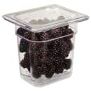 Cambro 80CWD135 Camwear® Food Pan Drain Shelf - 1/8 Size, Clear thumbnail 2