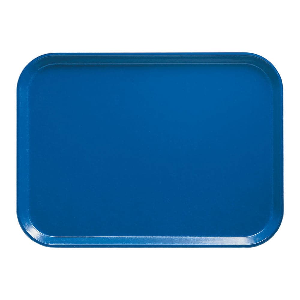 Cambro 810123 Fiberglass Camtray® Cafeteria Tray - 9 4/5"L x 8"W, Amazon Blue
