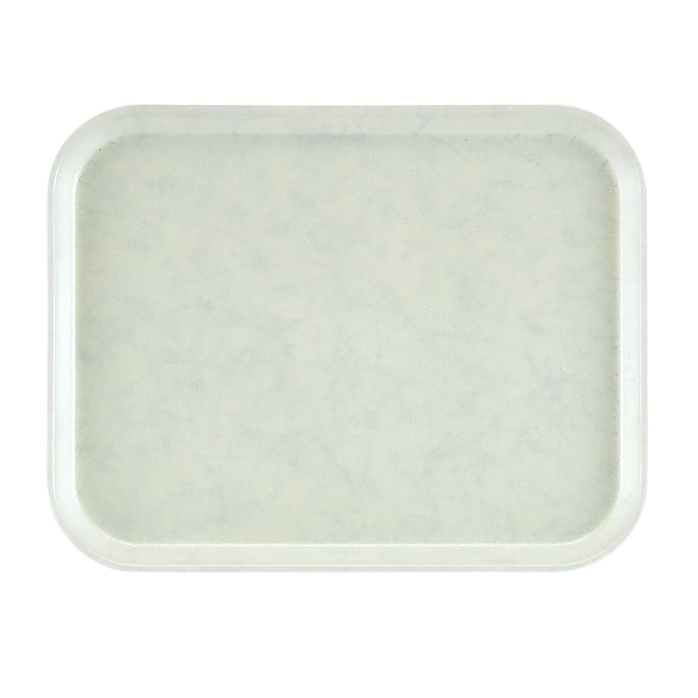 Cambro 810531 Fiberglass Camtray® Cafeteria Tray - 9 4/5"L x 8"W, Galaxy Antique Parchment Silver