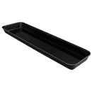 Cambro 8262MT110 Rectangular Market Display Pan - 8 3/8" x 25 1/2" x 2", Black thumbnail 3