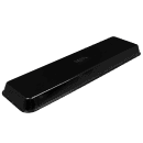 Cambro 8262MT110 Rectangular Market Display Pan - 8 3/8" x 25 1/2" x 2", Black thumbnail 5