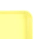 Cambro 8262MT145 Rectangular Market Display Pan - 8 3/8" x 25 1/2" x 2", Yellow thumbnail 4