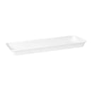 Cambro 8262MT148 Rectangular Market Display Pan - 8 3/8" x 25 1/2" x 2", White thumbnail 3