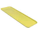 Cambro 826MT145 Rectangular Market Display Tray - 8 1/4" x 25 1/2" x 3/4", Yellow thumbnail 3