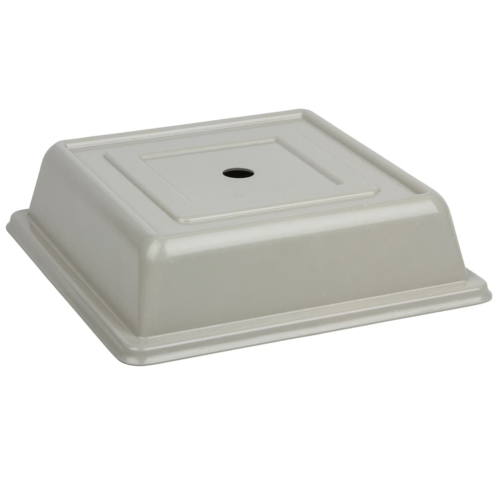 Cambro 85SFVS101 8 5/8" Square Versa Plate Cover, Antique Parchment