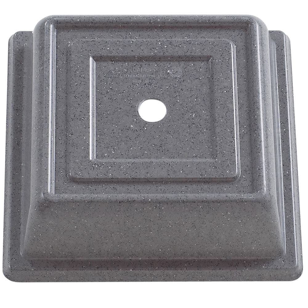 Cambro 85SFVS191 8 5/8" Square Versa Plate Cover, Granite Gray