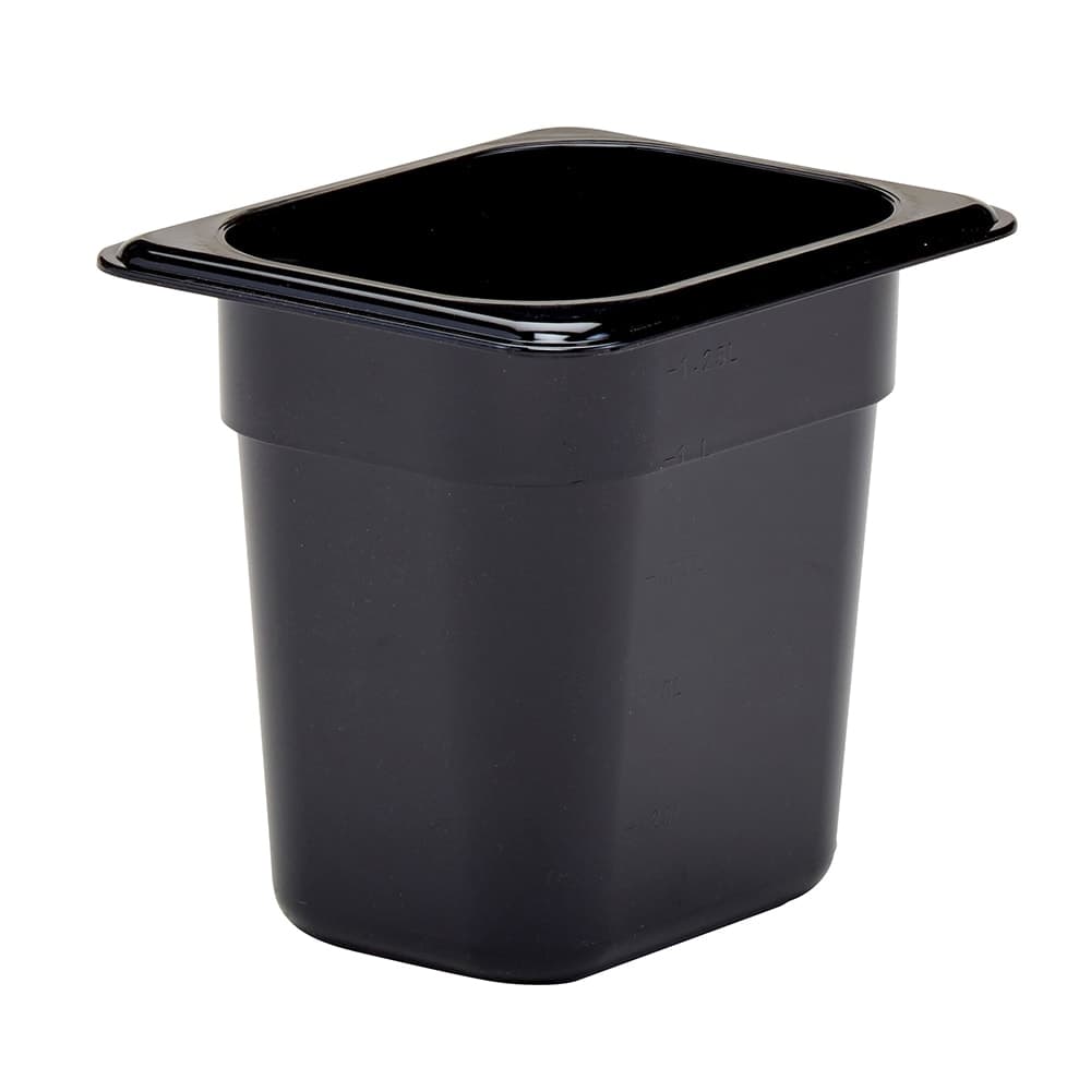 Cambro 86HP110 6"D Eighth Size High Temp Food Pan - Non-Stick