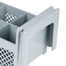 Cambro 8FBNH434151 Flatware Washing Basket - Half Size, 8 Compartment, Soft Gray thumbnail 6