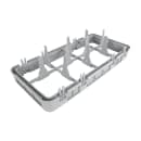 Cambro 8HE1151 Full Drop Camrack Extender - Half Size, 8 Compartment, Soft Gray thumbnail 5