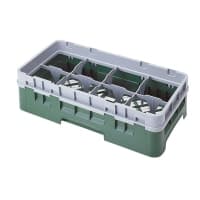 Cambro 8HS1114186 Camrack Glass Rack - Half Size, (6)Extenders, 8 Compartment, Navy Blue thumbnail 2
