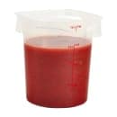 Cambro 8RFSPROPP190 8 qt CamRound® FreshPro Round Storage Container - Polypropylene, Translucent thumbnail 6