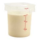 Cambro 8RFSPROPP190 8 qt CamRound® FreshPro Round Storage Container - Polypropylene, Translucent thumbnail 7