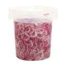 Cambro 8RFSPROPP190 8 qt CamRound® FreshPro Round Storage Container - Polypropylene, Translucent thumbnail 8