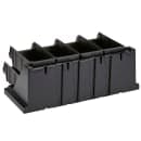 Cambro 8RS8110 Condiment Organizer w/ (8) Bins - Black thumbnail 3