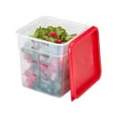 Cambro 8SFSPP190 8 qt Square Food Storage Container - CamSquare®, Translucent thumbnail 5