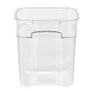 Cambro 8SFSPROCW135 8 qt FreshPro Square Food Storage Container - CamSquare®, Polycarbonate, Red Graduation thumbnail 3