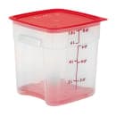 Cambro 8SFSPROPP190 8 qt FreshPro Square Food Storage Container - CamSquare®, Polypropylene, Translucent thumbnail 3