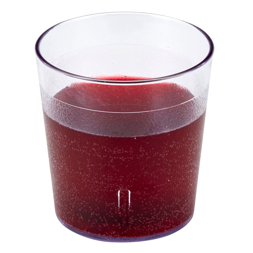 Cambro 900P152 9 7/10 oz Clear Textured Plastic Tumbler