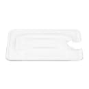 Cambro 90CWCN135 Camwear Food Pan Cover - 1/9 Size, Flat, Notched, Clear thumbnail 4