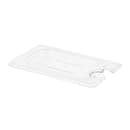 Cambro 90CWCN135 Camwear Food Pan Cover - 1/9 Size, Flat, Notched, Clear thumbnail 5