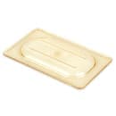 Cambro 90HPC150 H-Pan Food Pan Cover - 1/9 Size, Non-Stick, Flat, Amber thumbnail 2