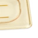 Cambro 90HPC150 H-Pan Food Pan Cover - 1/9 Size, Non-Stick, Flat, Amber thumbnail 4