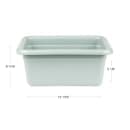 Cambro 912CBP180 Bus Box - 12" x 9" x 5", Light Gray thumbnail 2