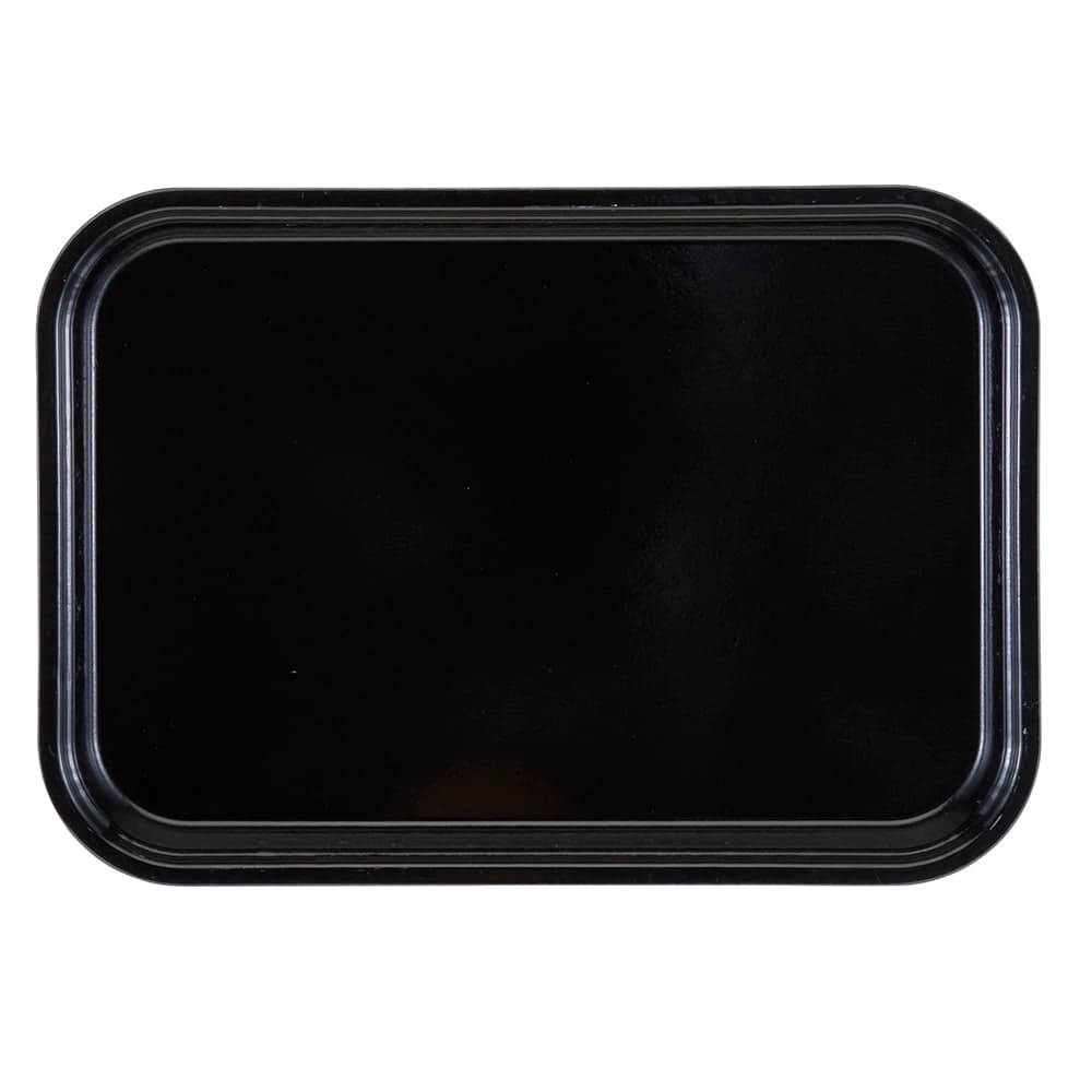 Cambro 913MT110 Rectangular Market Display Tray - 9" x 12 3/4" x 1", Black
