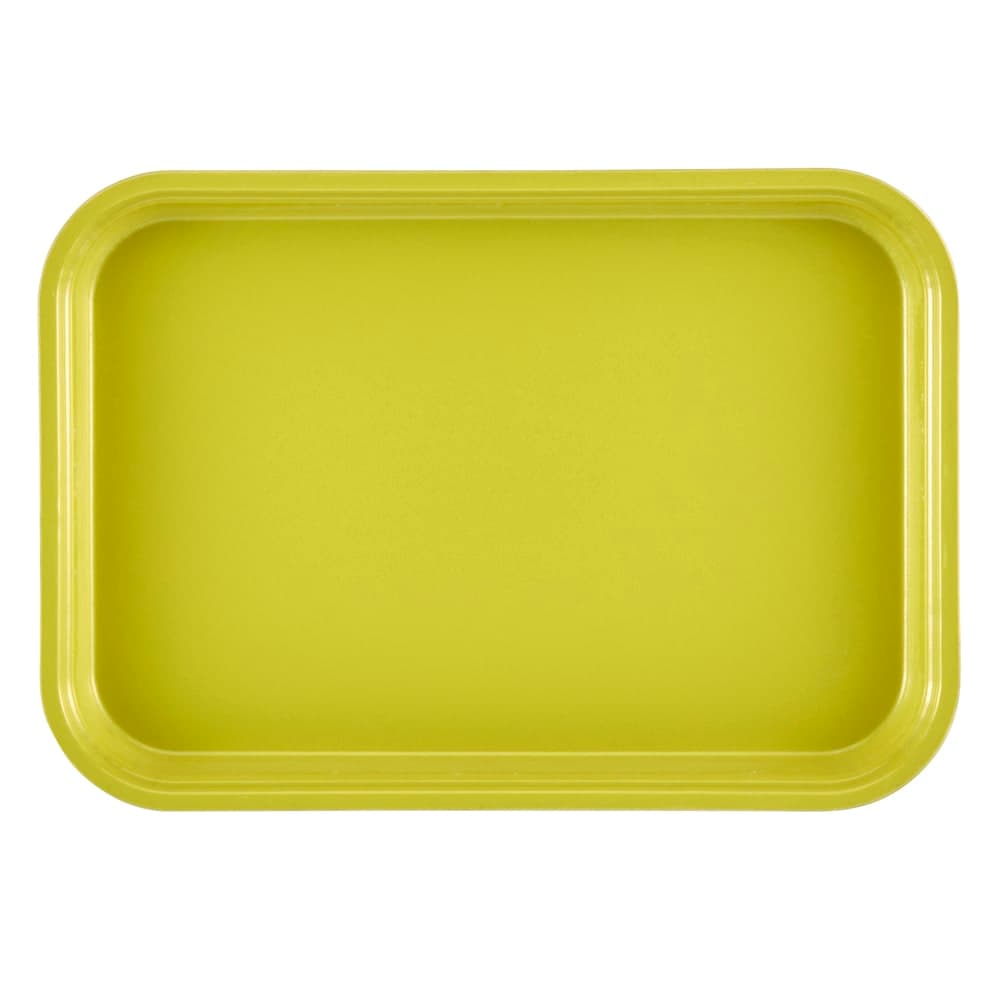 Cambro 913MT145 Rectangular Market Display Tray - 9" x 12 3/4" x 1", Yellow