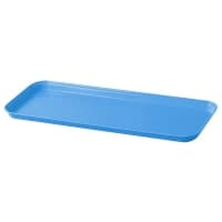 Cambro 918MT145 Rectangular Market Display Tray - 8 11/16" x 18" x 13/16", Yellow thumbnail 4