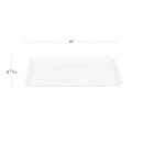 Cambro 918MT148 Rectangular Market Display Tray - 8 11/16" x 18" x 13/16", White thumbnail 2