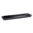 Cambro 92615MT110 Rectangular Market Display Tray - 9" x 25 1/2" x 1 1/2", Black thumbnail 3