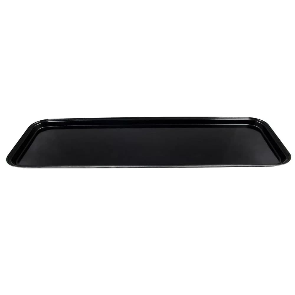 Cambro 926MT110 Rectangular Market Display Tray - 9" x 25 9"/16 x 1", Black