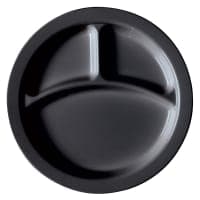 Cambro 93CW148 9" Round Plastic Dinner Plate, White thumbnail 2