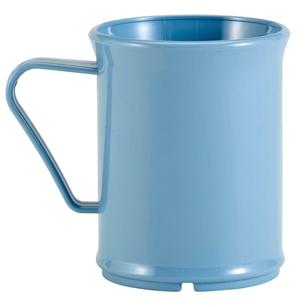 Cambro 96CW401 9 3/5 oz Plastic Mug, Slate Blue